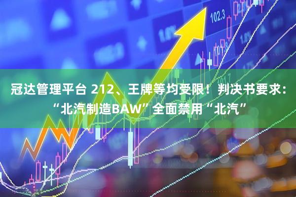 冠达管理平台 212、王牌等均受限！判决书要求：“北汽制造BAW”全面禁用“北汽”