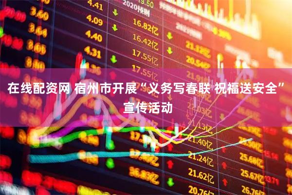 在线配资网 宿州市开展“义务写春联 祝福送安全” 宣传活动