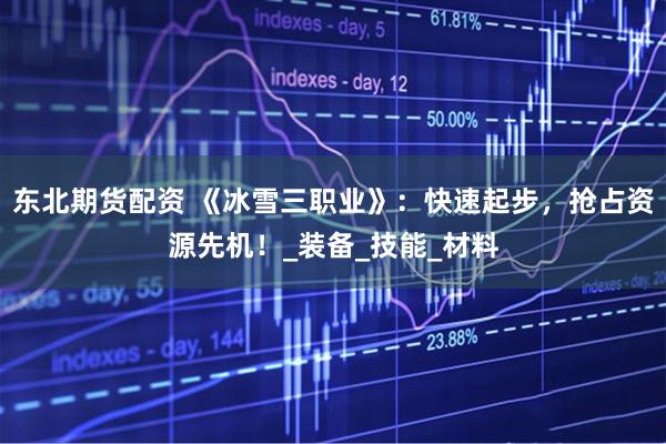 东北期货配资 《冰雪三职业》：快速起步，抢占资源先机！_装备_技能_材料